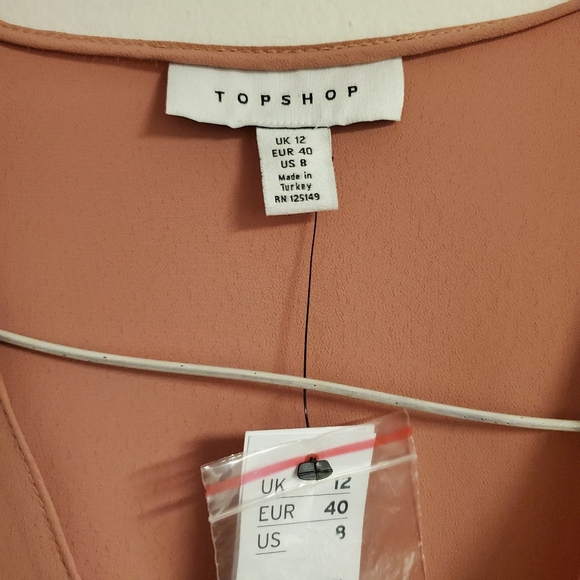 BWT topshop peach blush blouse - Picture 3 of 3